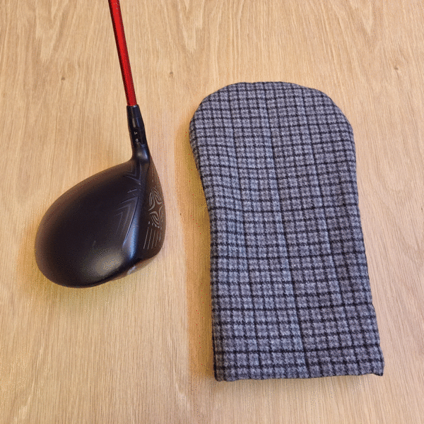 Head cover stor - Slate Matrix Plaid